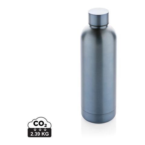 Werbeartikel Impact Thermosflasche aus RCS-recyceltem rostfreien Stahl – hellblau – mit Logo bedruckt