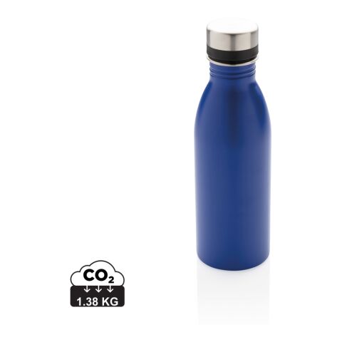 Deluxe Wasserflasche blau | ohne Werbeanbringung | Nicht verfügbar | Nicht verfügbar | Nicht verfügbar