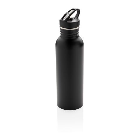 Deluxe Sportflasche aus Edelstahl schwarz | ohne Werbeanbringung | Nicht verfügbar | Nicht verfügbar | Nicht verfügbar