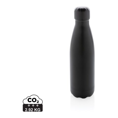 Einfarbige Vakuumisolierte Stainless Steel Flasche schwarz | ohne Werbeanbringung | Nicht verfügbar | Nicht verfügbar