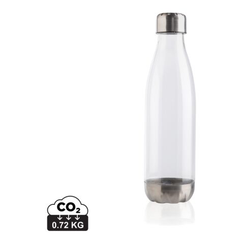 Auslaufsichere Trinkflasche mit Stainless-Steel-Deckel weiß | ohne Werbeanbringung | Nicht verfügbar | Nicht verfügbar