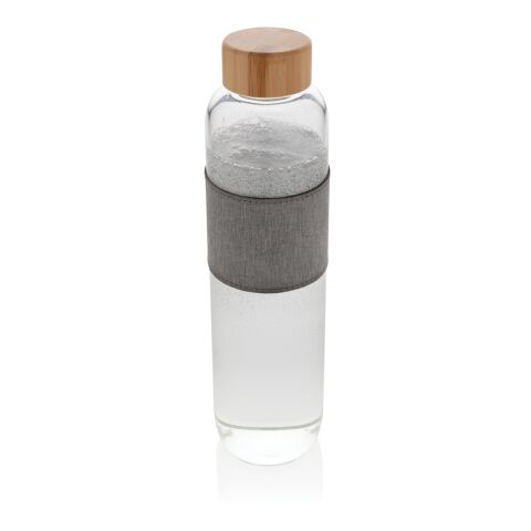 Impact Borosilikat-Glasflasche mit Bambusdeckel