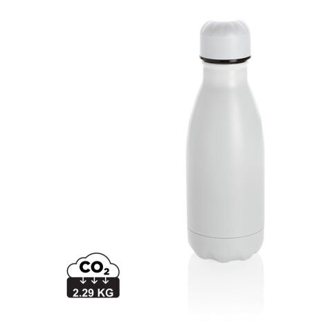 Vakuum Edelstahlflasche 260ml weiß | ohne Werbeanbringung | Nicht verfügbar | Nicht verfügbar