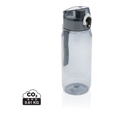 Yide RCS rPET verschließbare Wasserflasche 600ml schwarz | ohne Werbeanbringung | Nicht verfügbar | Nicht verfügbar