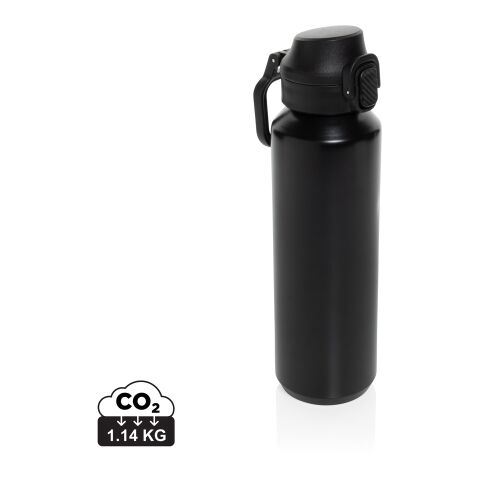 Via RCS Re-Steel Sportflasche mit Verschluss, 600ml schwarz | ohne Werbeanbringung | Nicht verfügbar | Nicht verfügbar