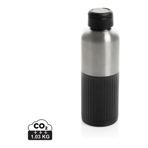 Werbeartikel Ripple RCS R-Steel auslaufsichere Wasserflasche 750 ml – schwarz – mit Logo bedruckt