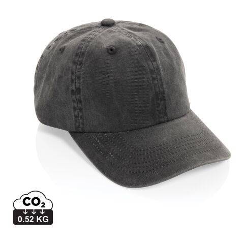 BEAU AWARE™ Washed 6-Panel Kappe aus 270gr/m² Baumwolltwill schwarz | ohne Werbeanbringung | Nicht verfügbar | Nicht verfügbar | Nicht verfügbar