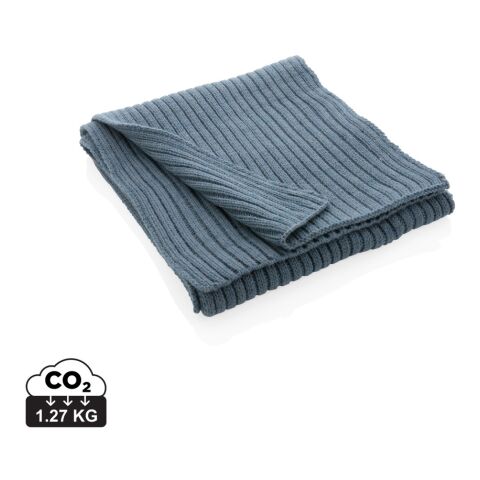 Impact AWARE™ Polylana® Strickschal 180x25cm blau | ohne Werbeanbringung | Nicht verfügbar | Nicht verfügbar | Nicht verfügbar