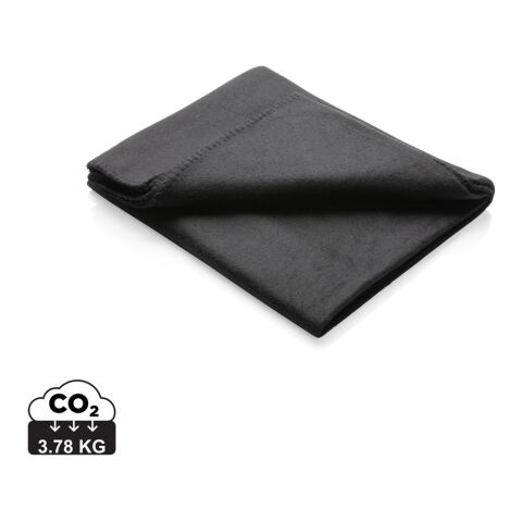 Fleece-Decke im Etui schwarz | ohne Werbeanbringung | Nicht verfügbar | Nicht verfügbar | Nicht verfügbar