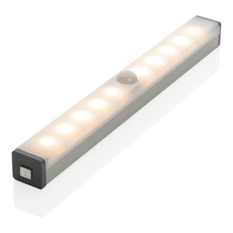 Wiederaufladbare LED Leiste mit Bewegungssensor, medium silber | ohne Werbeanbringung | Nicht verfügbar | Nicht verfügbar