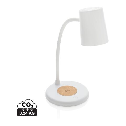 Zenara 15W Schreibtischlampe aus RCS rec. Plastik &amp; Kork
