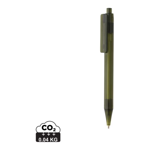 GRS rPET X8 transparenter Stift grün | ohne Werbeanbringung | Nicht verfügbar | Nicht verfügbar