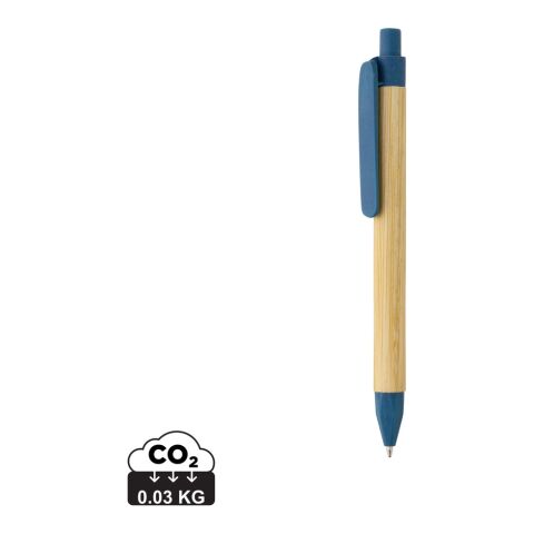 Kugelschreiber aus recyceltem Papier blau | ohne Werbeanbringung | Nicht verfügbar | Nicht verfügbar
