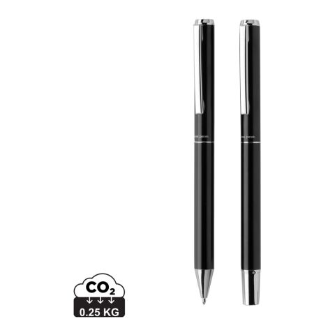 Swiss Peak Cedar Stifte-Set aus RCS recyceltem Aluminium schwarz | ohne Werbeanbringung | Nicht verfügbar | Nicht verfügbar