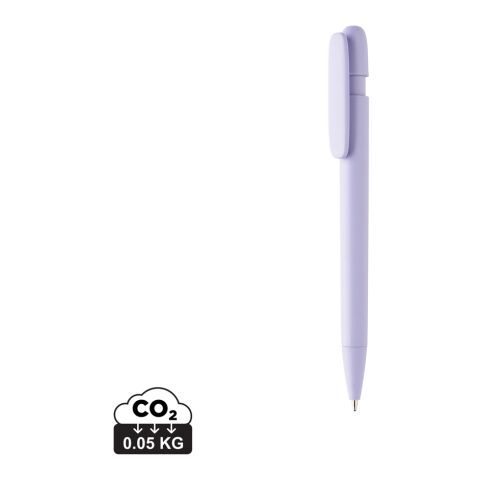 Werbeartikel Devin Solid Stift aus GRS zertifiziertem rABS – lila – mit Logo bedruckt