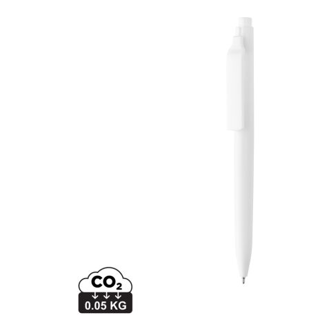 Vibe GRS-zertifizierter rABS-Stift mit Ultra-Glide-Tinte weiß-weiß | ohne Werbeanbringung | Nicht verfügbar | Nicht verfügbar