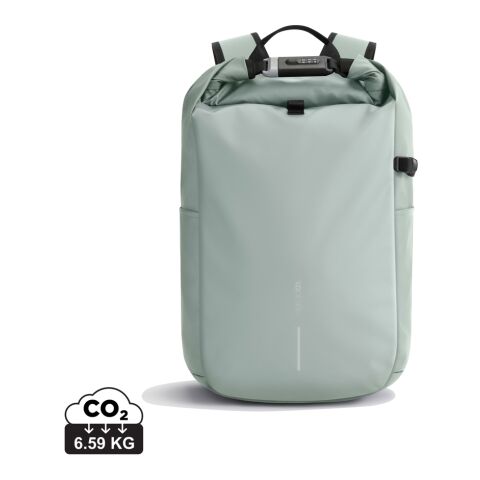 Urban wasserabweisender Anti-Diebstahl Rucksack Iceberg green-schwarz | ohne Werbeanbringung | Nicht verfügbar | Nicht verfügbar