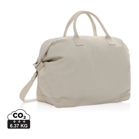 Kezar AWARE™ 500g/m² Wochenendtasche aus recyceltem Canvas weiß | ohne Werbeanbringung | Nicht verfügbar | Nicht verfügbar | Nicht verfügbar
