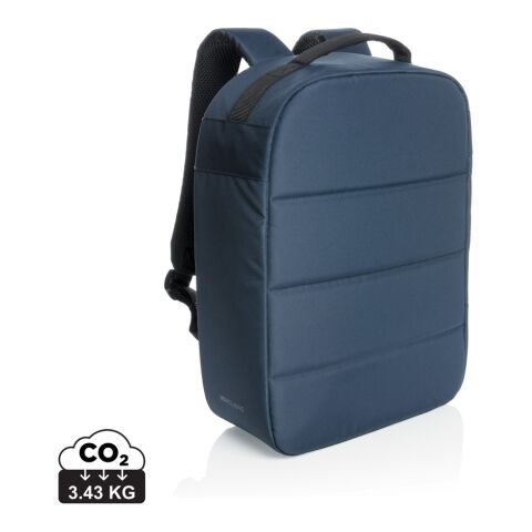 Impact AWARE™ RPET Anti-Diebstahl 15,6&quot; Laptop-Rucksack marineblau | ohne Werbeanbringung | Nicht verfügbar | Nicht verfügbar