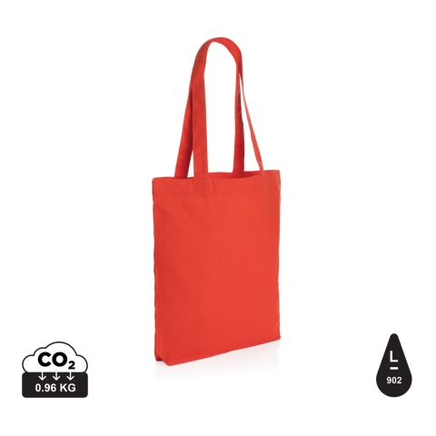 Impact Aware™ 285g/m² Tragetasche aus recyceltem Canvas rot | ohne Werbeanbringung | Nicht verfügbar | Nicht verfügbar | Nicht verfügbar