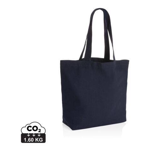 Impact Aware™ 240g/m² rcCanvas Shopper + Tasche, ungefärbt marineblau | ohne Werbeanbringung | Nicht verfügbar | Nicht verfügbar | Nicht verfügbar