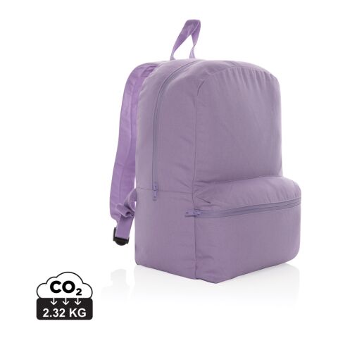 Impact Aware™ 285g/m² Rucksack aus Recycled Canvas lila | ohne Werbeanbringung | Nicht verfügbar | Nicht verfügbar | Nicht verfügbar