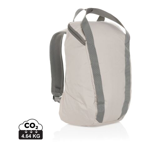 Werbeartikel Sienna AWARE™ RPET 14" Everyday Laptop-Rucksack – grau – mit Logo bedruckt