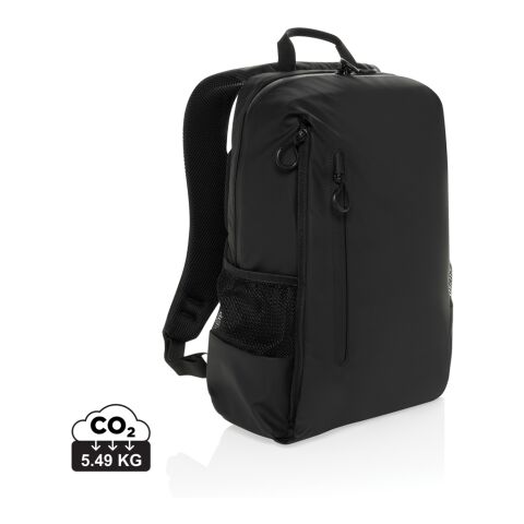 Lima Aware™ RPET wasserabweisender 15,6" Laptop-Rucksack schwarz | ohne Werbeanbringung | Nicht verfügbar | Nicht verfügbar | Nicht verfügbar