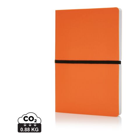 Deluxe Softcover A5 Notizbuch orange | ohne Werbeanbringung | Nicht verfügbar | Nicht verfügbar