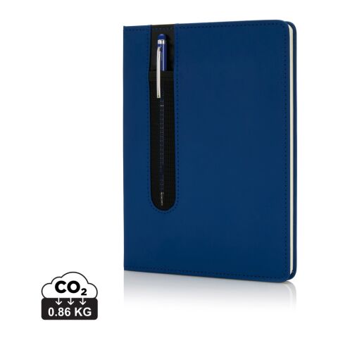 Basic Hardcover PU A5 Notizbuch mit Stylus-Stift
