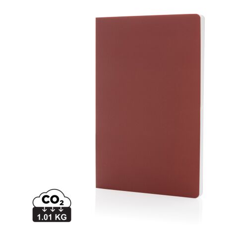 Impact Softcover A5 Notizbuch mit Steinpapier rot | ohne Werbeanbringung | Nicht verfügbar | Nicht verfügbar