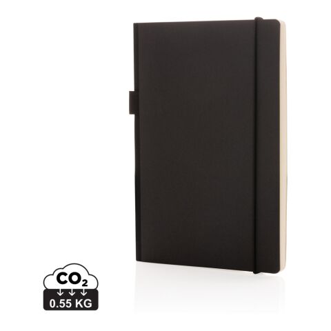 A5 FSC® Deluxe Hardcover Notizbuch schwarz | ohne Werbeanbringung | Nicht verfügbar | Nicht verfügbar