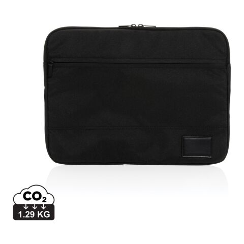 Werbeartikel "Impact AWARE™ 14" Laptop-Sleeve" – schwarz – mit Logo bedruckt