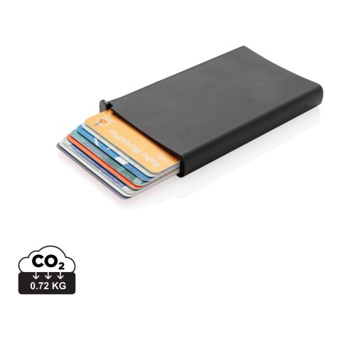 Aluminium RFID Kartenhalter schwarz | ohne Werbeanbringung | Nicht verfügbar | Nicht verfügbar
