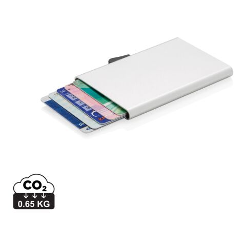C-Secure Aluminium RFID Kartenhalter silber | ohne Werbeanbringung | Nicht verfügbar | Nicht verfügbar | Nicht verfügbar
