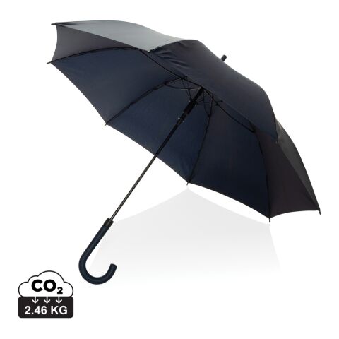 Werbeartikel KENTO URBAN 23'' AWARE™ RPET 190T Automatik-Regenschirm – marineblau – mit Logo bedruckt