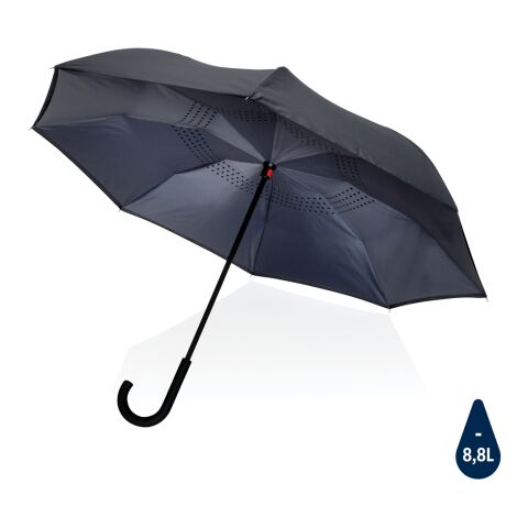 23&quot; Impact AWARE™ RPET 190T umgekehrter Schirm grau | ohne Werbeanbringung | Nicht verfügbar | Nicht verfügbar