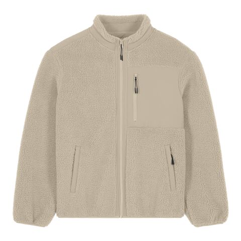 Stanley&amp;Stella - Brooker Unisex-Sherpa-Jacke beige | XXL | ohne Werbeanbringung