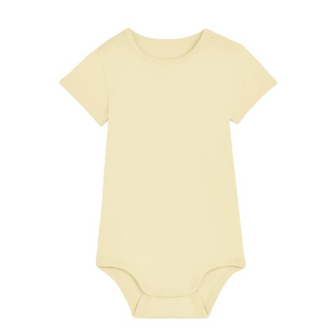 POD Stanley&amp;Stella Baby Body gelb | 18-24 m/86-92cm | DTF Vorderseite