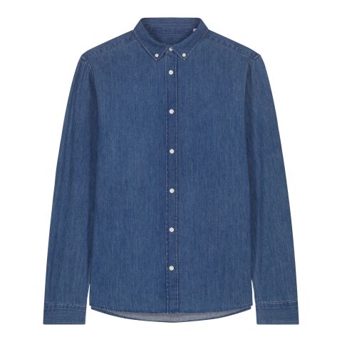 Stanley&amp;Stella - Stanley Denim Shirt Mittelblau | 4XL | ohne Werbeanbringung