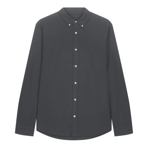 POD Stanley&amp;Stella - Stanley Oxford Shirt Anthrazit | XL | DTF Linke Brust