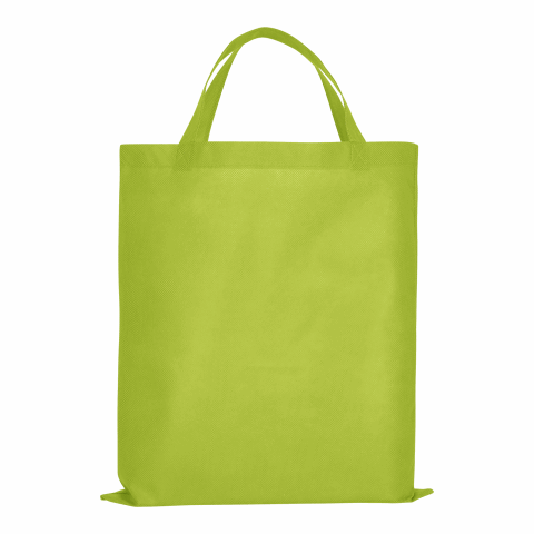 Werbeartikel TEXXILLA PP-Tasche CLASSIC mit zwei kurzen Henkeln – limette – mit Logo bedruckt
