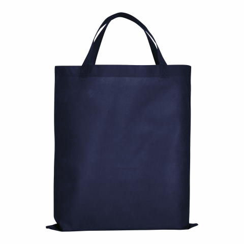 Werbeartikel TEXXILLA PP-Tasche CLASSIC mit zwei kurzen Henkeln – marineblau – mit Logo bedruckt
