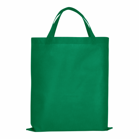 Werbeartikel TEXXILLA PP-Tasche CLASSIC mit zwei kurzen Henkeln – dunkelgrün – mit Logo bedruckt
