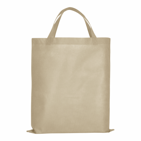 Werbeartikel TEXXILLA PP-Tasche CLASSIC mit zwei kurzen Henkeln – olivgrün – mit Logo bedruckt