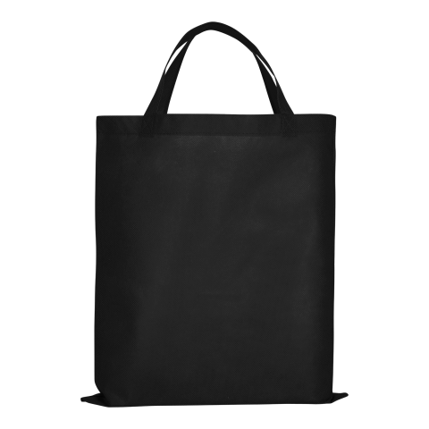 Werbeartikel TEXXILLA PP-Tasche CLASSIC mit zwei kurzen Henkeln – schwarz – mit Logo bedruckt