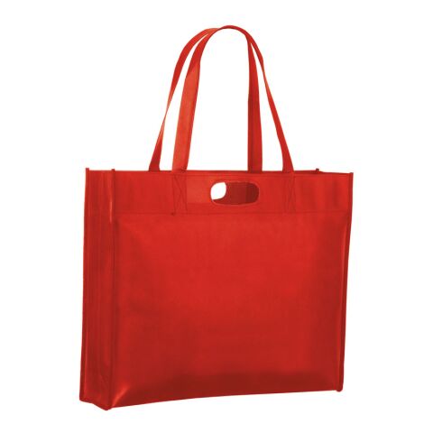 PP-Tasche 44x38cm City Shopper Bag rot | ohne Werbeanbringung | ohne Werbeanbringung