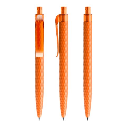 Werbeartikel Prodir QS01 Druckkugelschreiber matt – orange – mit Logo bedruckt