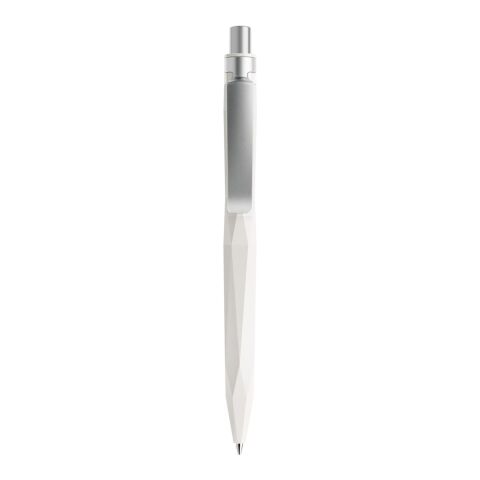 Prodir QS20 Druckkugelschreiber skulptural Mineral weiß | ohne Werbeanbringung | 02 White | Nicht verfügbar | Nicht verfügbar | Schwarz