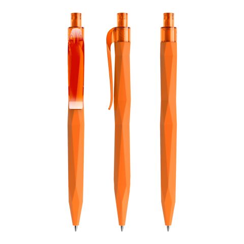 Werbeartikel Prodir QS20 Druckkugelschreiber Soft Touch – orange – mit Logo bedruckt
